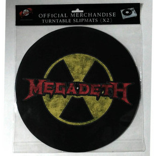Megadeth - Radioactive Official Turntable Slipmat Set ***READY TO SHIP from Hong Kong***